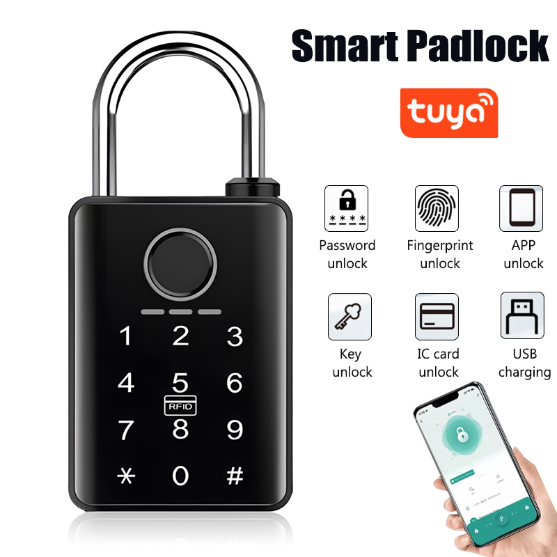 Smart Door Lock Wifi - Tuya قفل الباب الذكي قفل بصمة