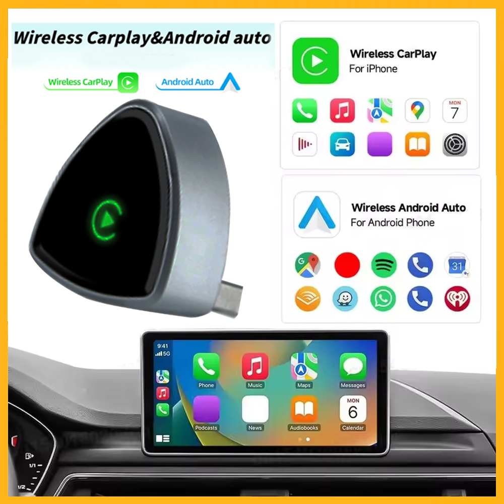 Wifi Smart Plug - 2025 جديد لاسلكي CarPlay أندرويد محول