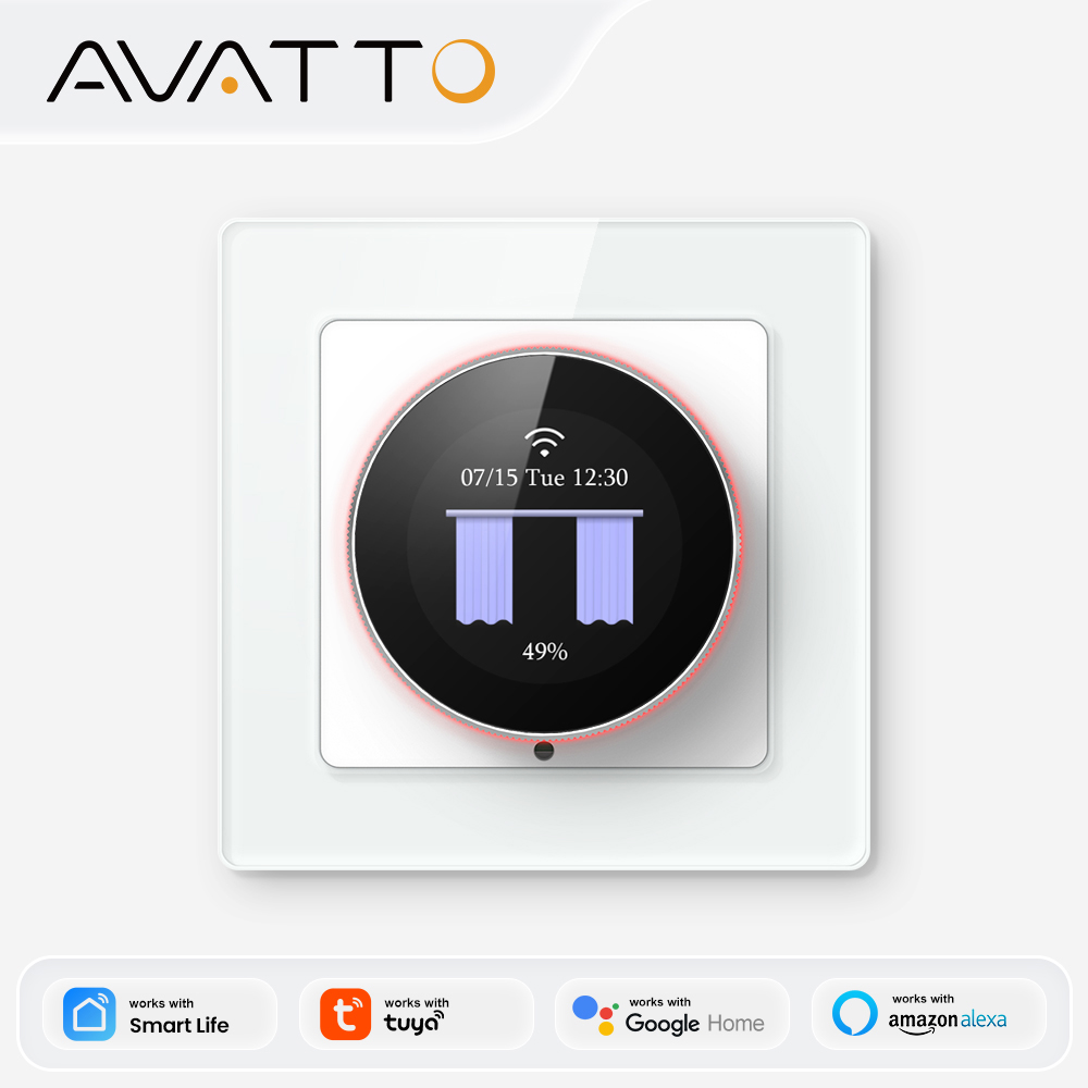 Smart Light Switch Wifi - مفتاح ستائر ذكي من AVATTO يعمل
