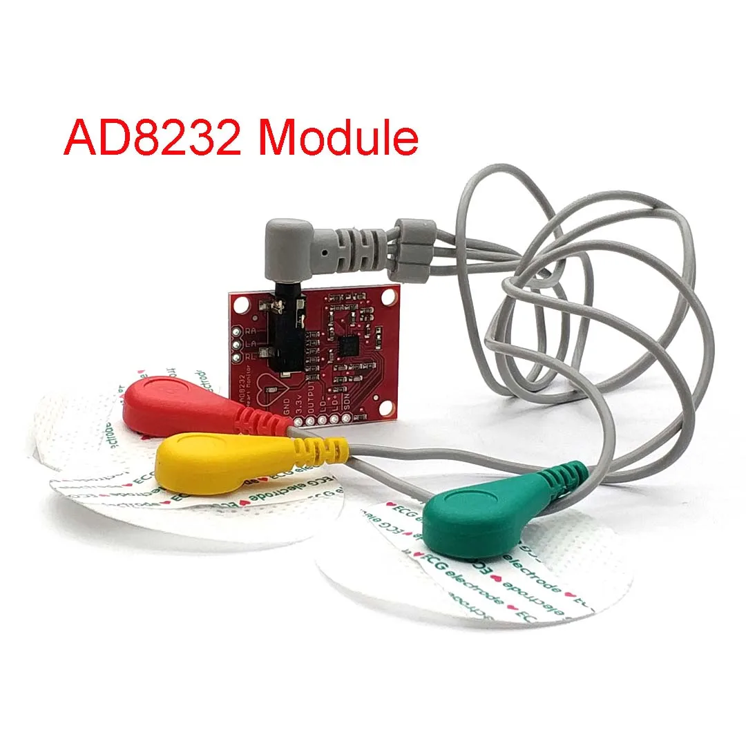 Sensor Kit Arduino - وحدة تخطيط القلب AD8232 Ecg قياس