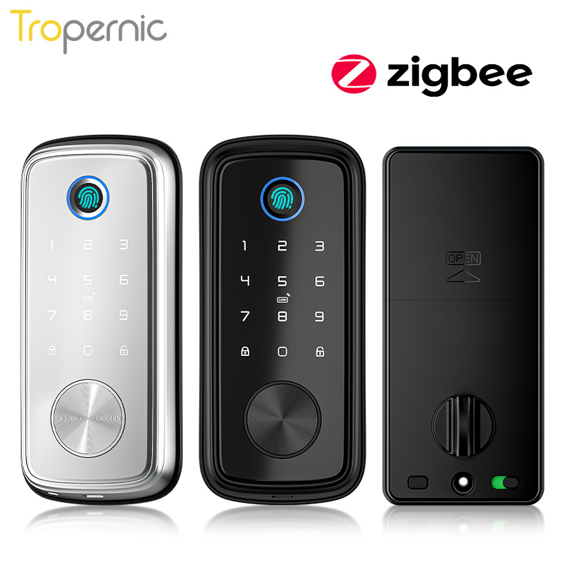 Smart Door Lock Wifi - Tuya زيجبي باب ديدبولت أقفال البيومترية