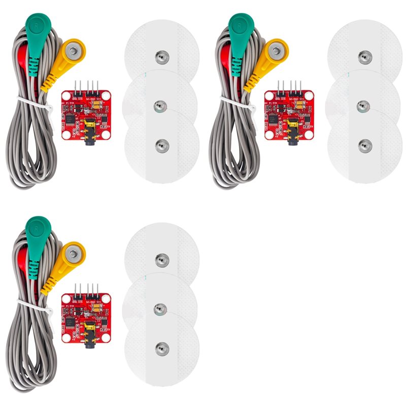 Sensor Kit Arduino - B50B-3X وحدة الاستشعار الكهربائية للعضلات مجموعة