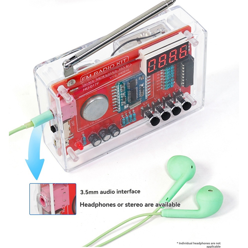 طقم إلكتروني لصنع راديو FM بنف - مراجعة Electronics Project Kit وسعره