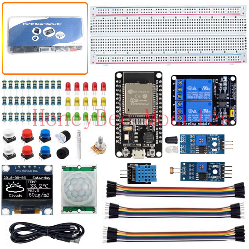مجموعة المخلق لمشاريع كاتب عدة - مراجعة Esp32 Smart Home Kit وسعره