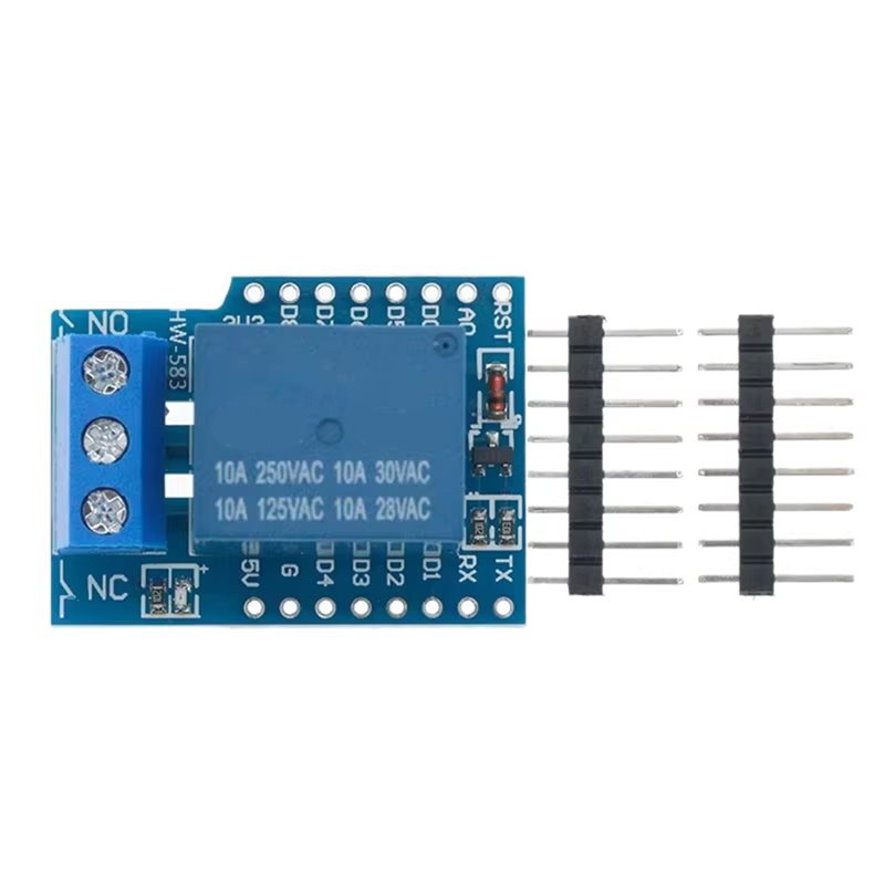 AS95-وحدة ريلاي Wemos D1 Mini  - مراجعة Esp8266 Relay Module وسعره