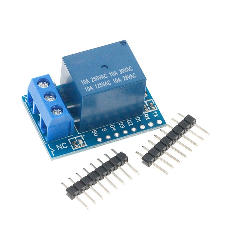 AS95-وحدة ريلاي Wemos D1 Mini  - مراجعة Esp8266 Relay Module وسعره
