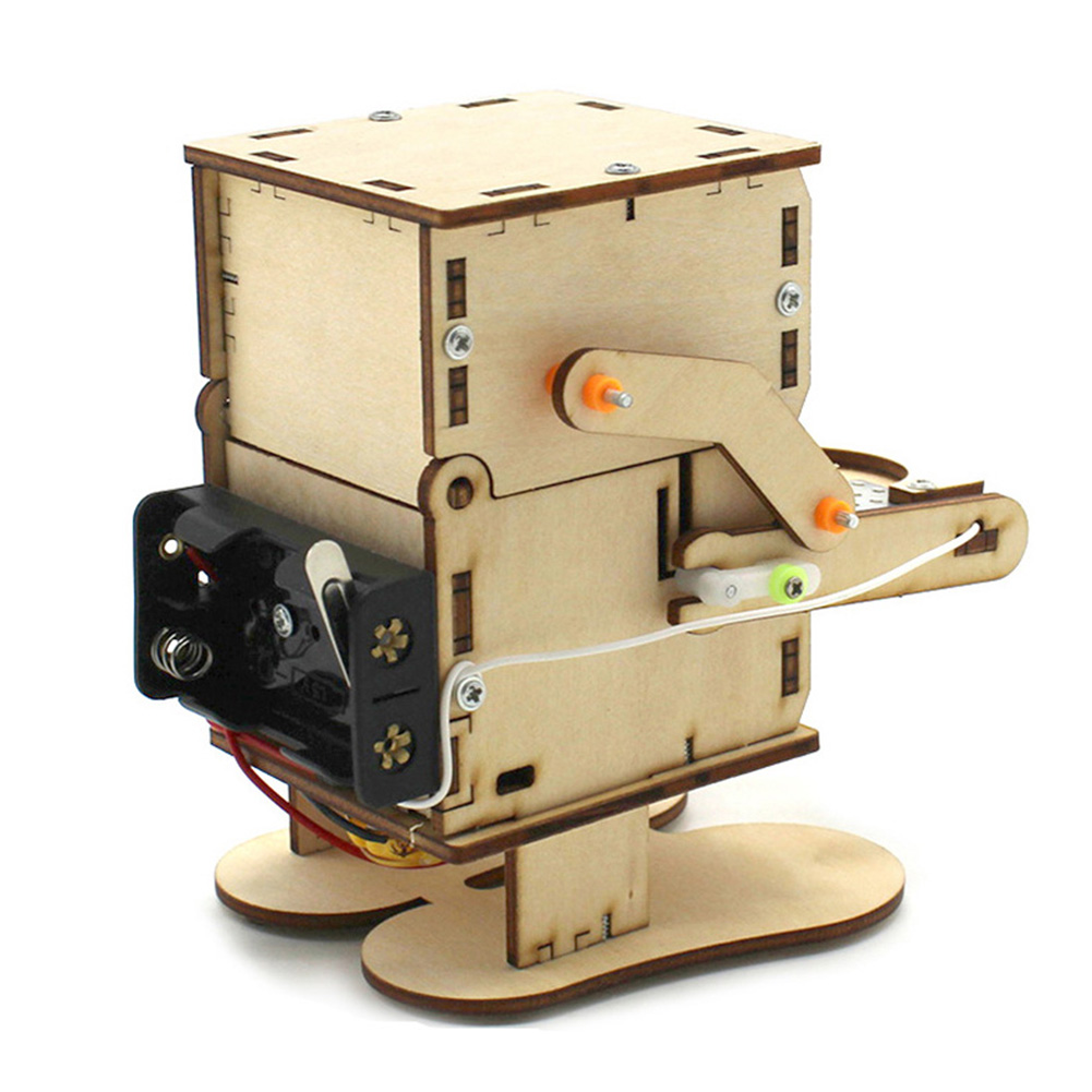 نموذج روبوت خشبي قابل للتجميع  - مراجعة Stem Robotics Kit وسعره