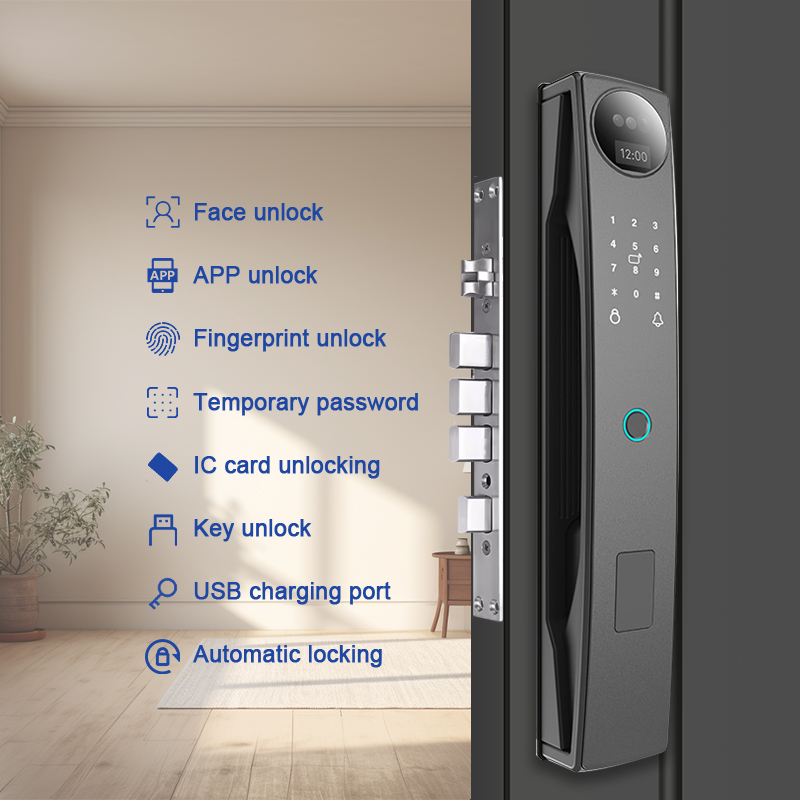قفل باب ذكي CAMAKT Tuya مع كام - مراجعة Smart Door Lock Wifi وسعره