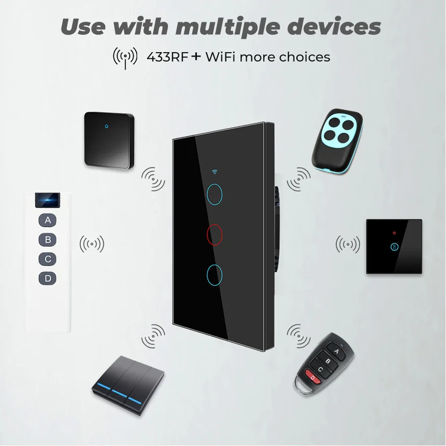 مفتاح ذكي واي فاي من تويا يعمل - مراجعة Smart Light Switch Wifi وسعره