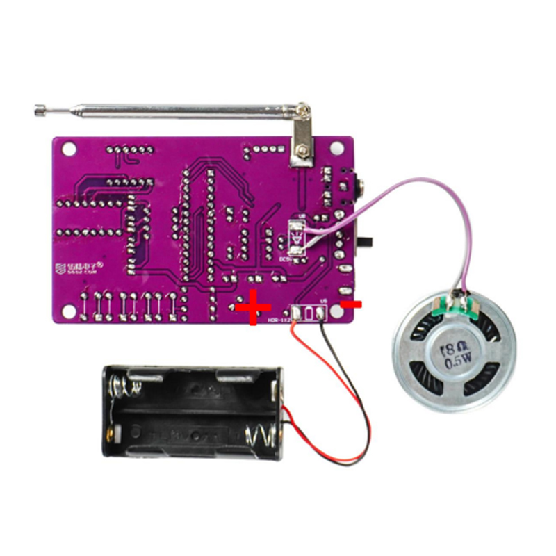 طقم راديو FM إلكتروني للتركيب  - مراجعة Electronics Project Kit وسعره