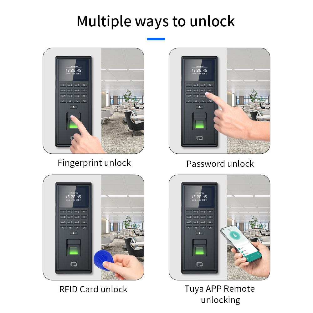 Tuya نظام الحضور الذكي للتعرف  - مراجعة Smart Door Lock Wifi وسعره