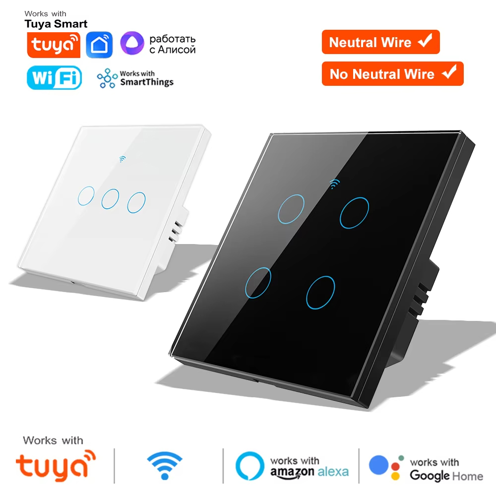 مفتاح إضاءة ذكي لاسلكي يعمل با - مراجعة Smart Light Switch Wifi وسعره