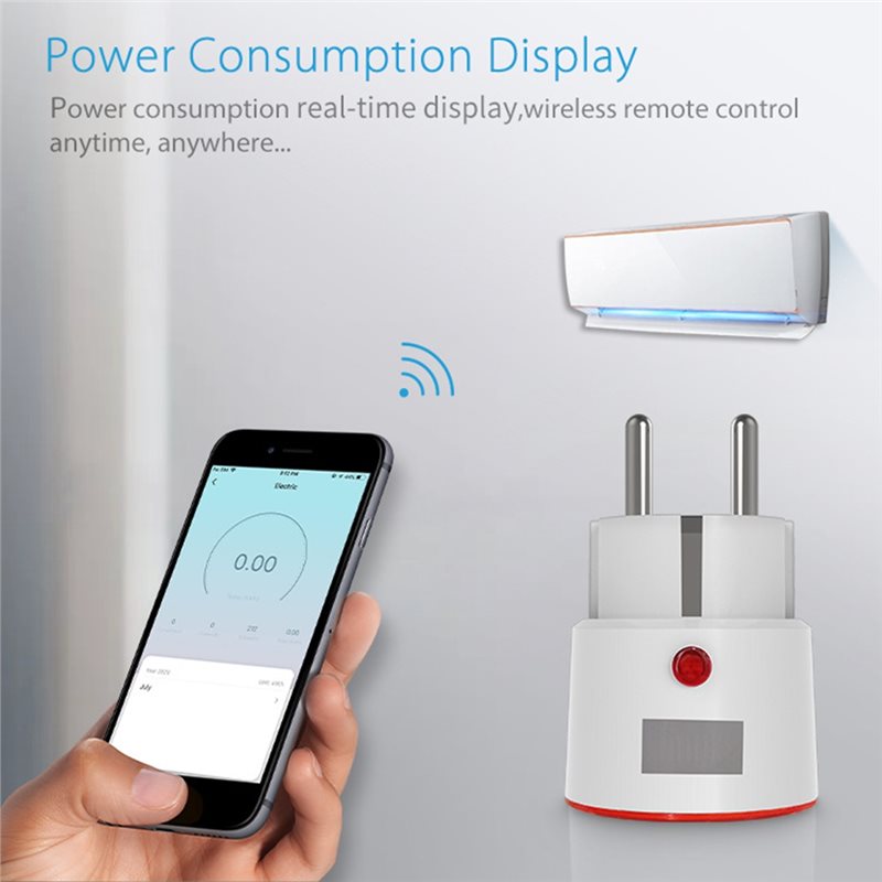 قابس ذكي AT21-Tuya يعمل بتقنية - مراجعة Wifi Smart Plug وسعره