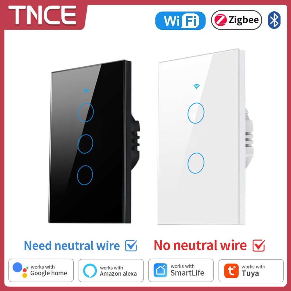 مفتاح إضاءة ذكي TNCE Tuya ، وا - مراجعة Smart Light Switch Wifi وسعره
