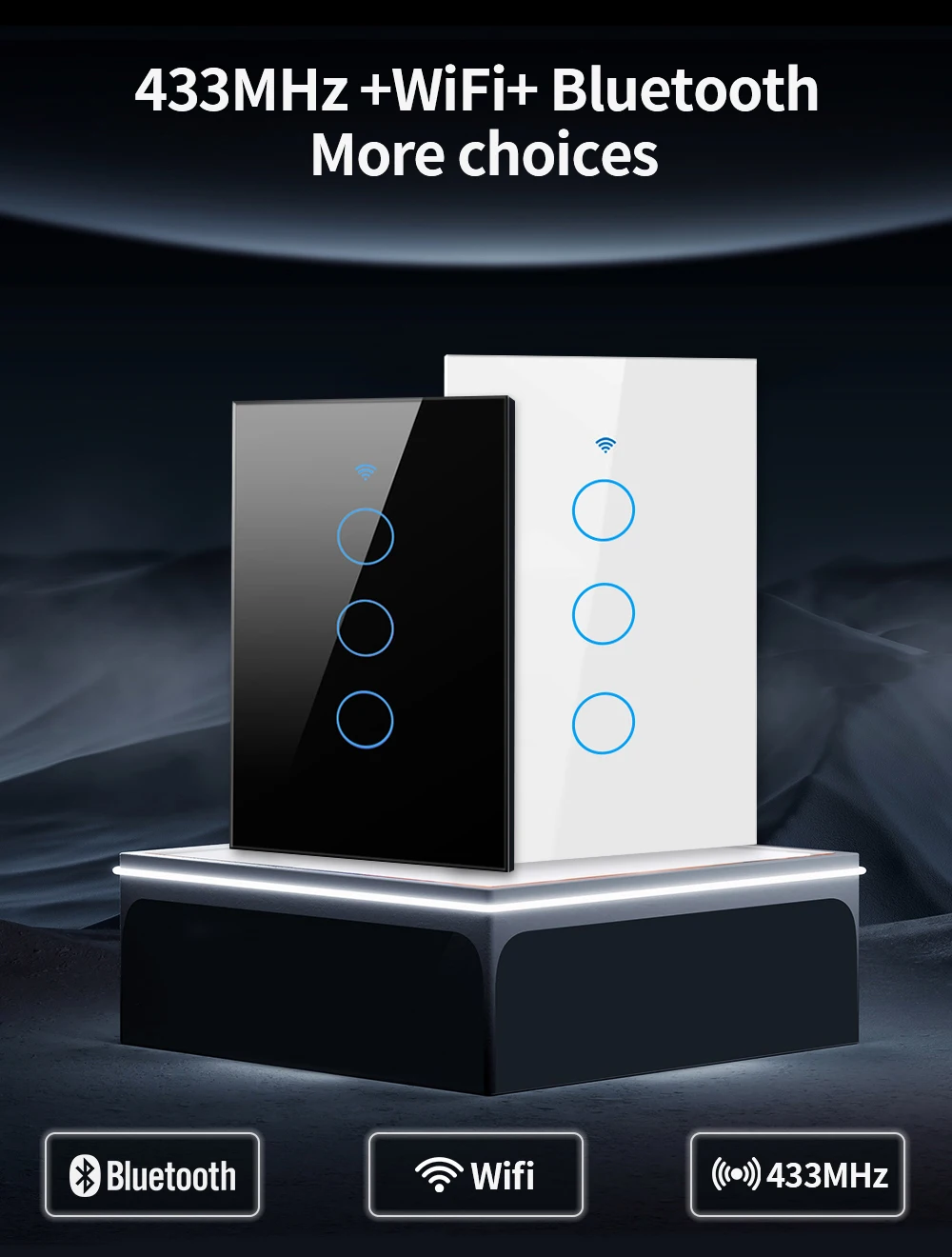 مفتاح إضاءة ذكي TNCE Tuya ، وا - مراجعة Smart Light Switch Wifi وسعره