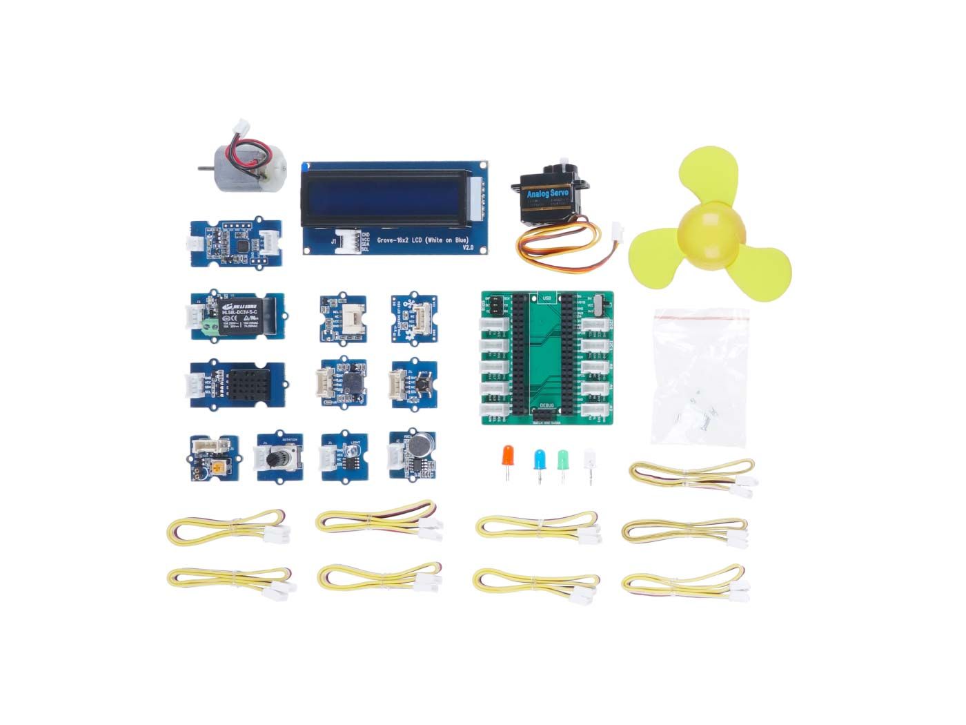 مجموعة لوحات تطوير جروف ستارتر - مراجعة Sensor Kit Arduino وسعره