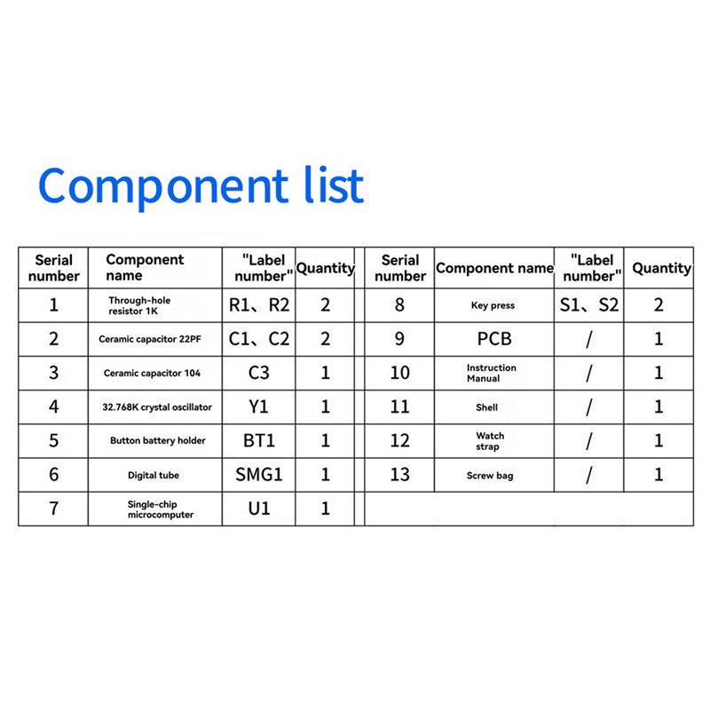 طقم ساعة LED إلكترونية للتركيب - مراجعة Electronics Project Kit وسعره