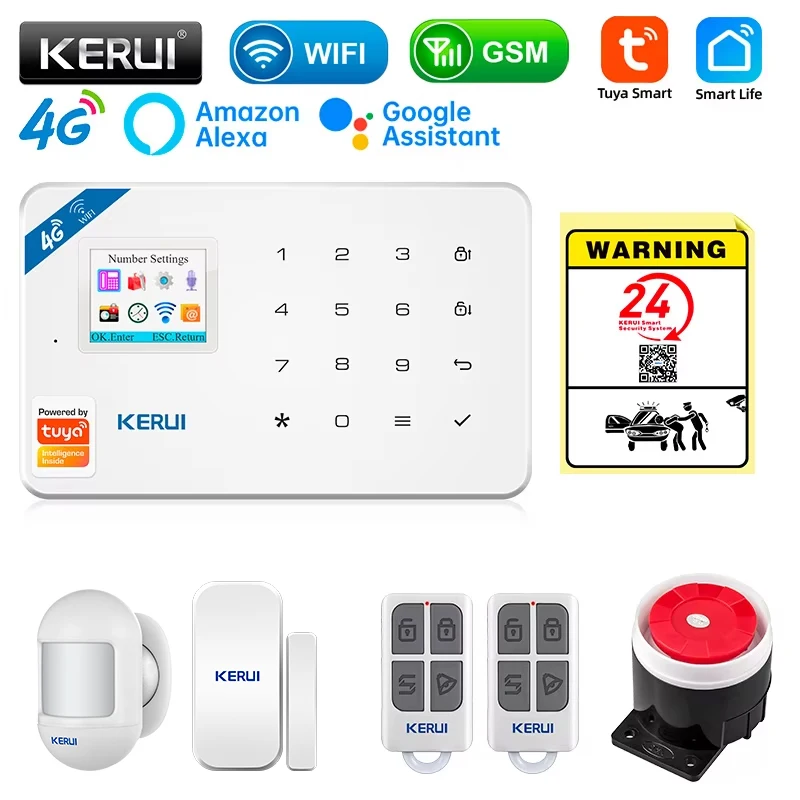 KERUI نظام إنذار أمان عدة W184 - مراجعة Smart Home Automation Kit وسعره